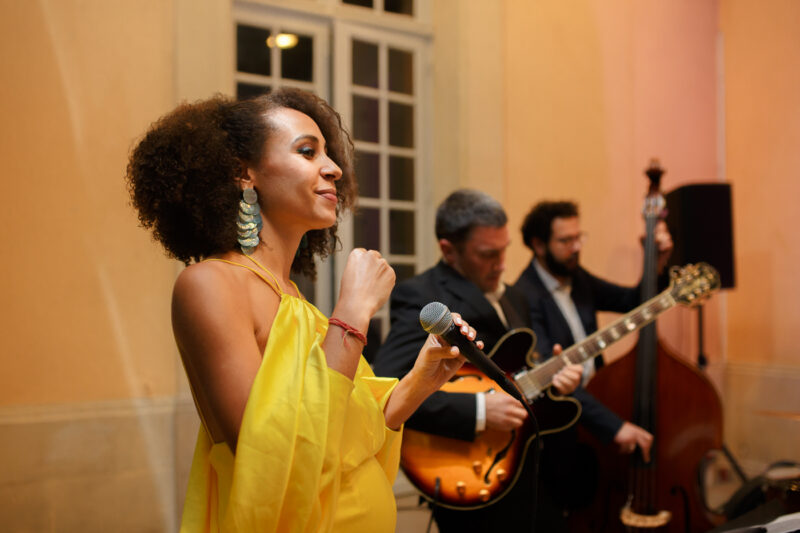 chanteuse jazz & soul à lyon, chateau de rajat, prestation de haut standing