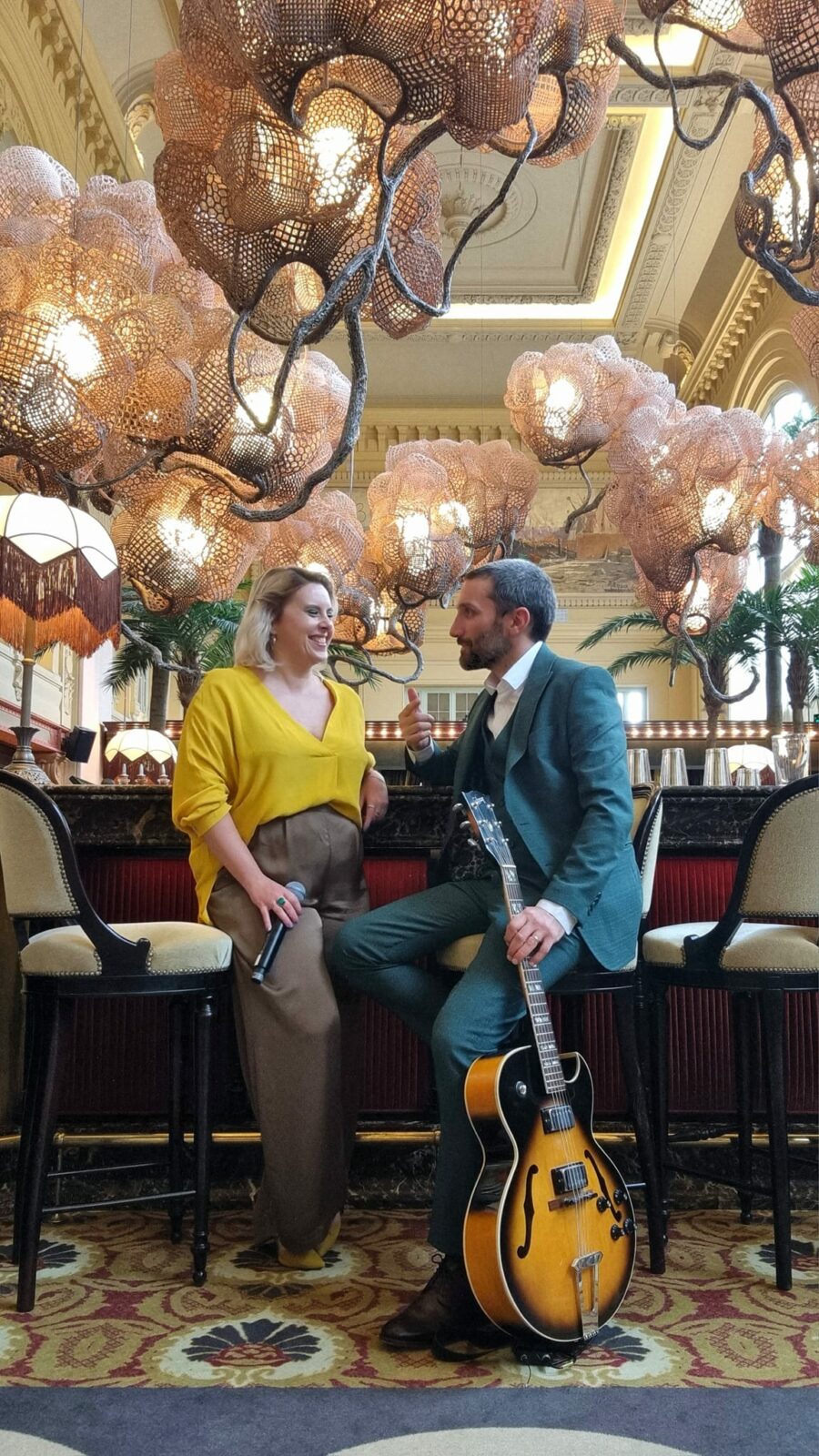 Duo jazz avec chanteuse Coco Brotteaux Lyon