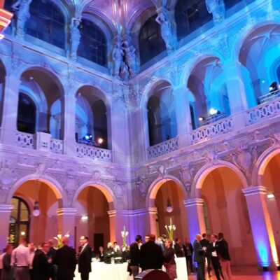 cocktail jazz haut de gamme au palais de la bourse à Lyon