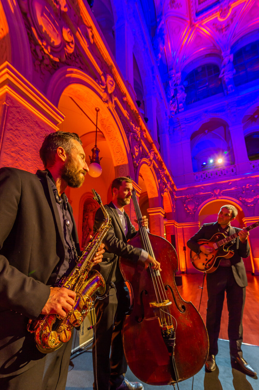 Trio Jazz Saxophone Palais de la Bourse Lyon